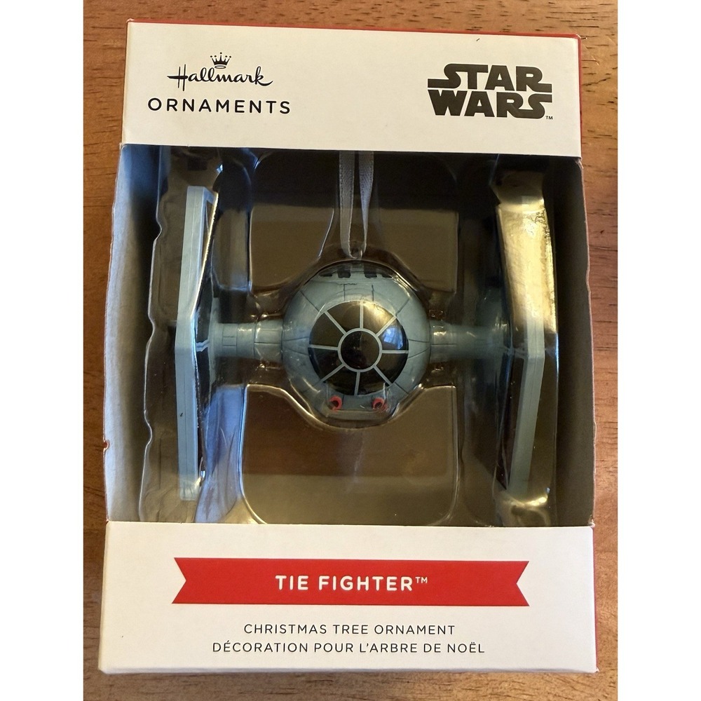Disney Star Wars Tie‎ Fighter Hallmark Christmas Tree Ornament New